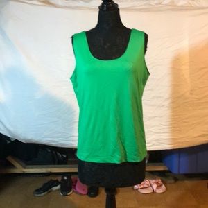 Emerald green tank top